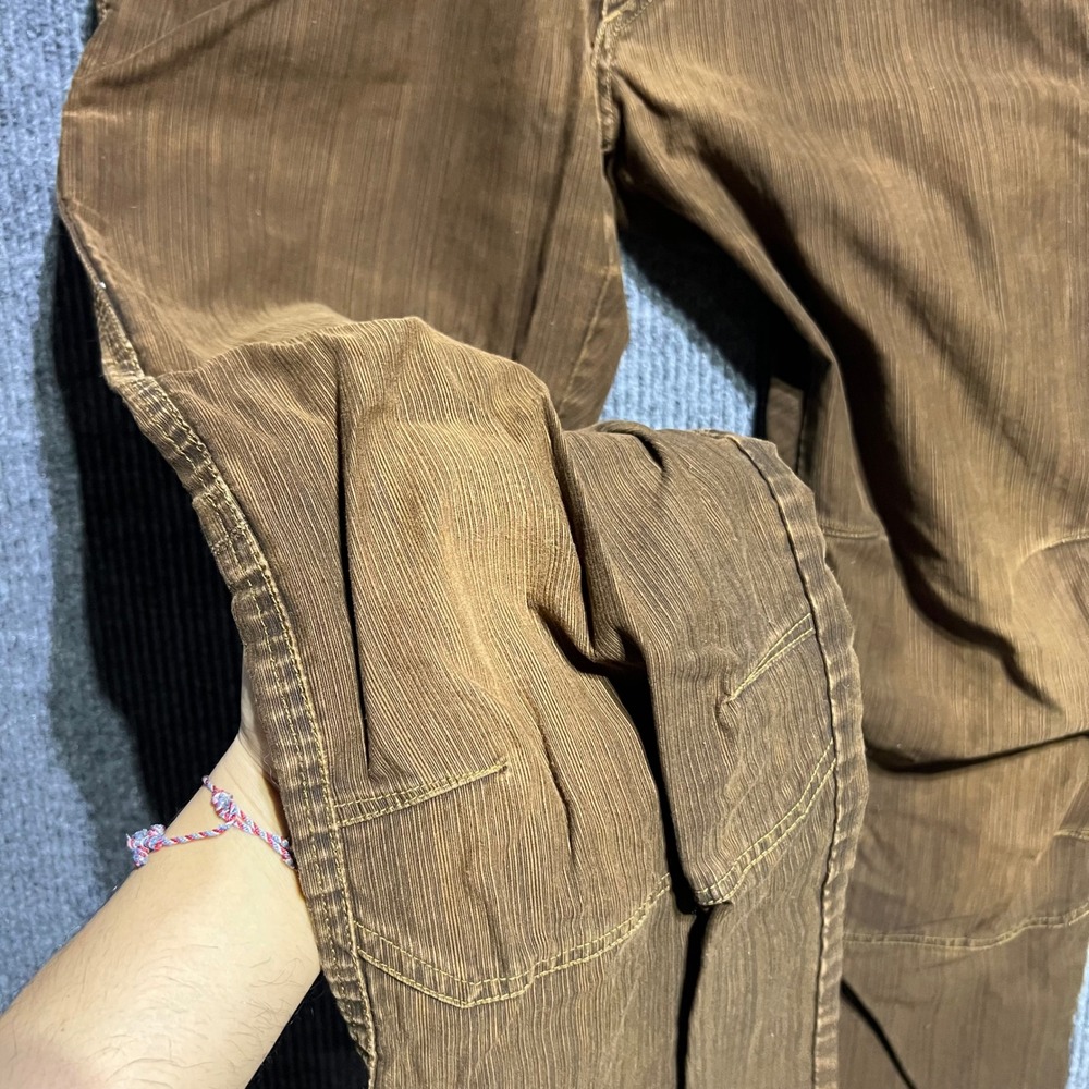 KUHL Law Pants Mens 34x32 Brown Corduroy Rugged Outdoor Utility Hiking Trousers - Picture 6 of 12